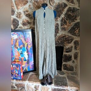 Vintage 90s Dress with Keyhole Neckline